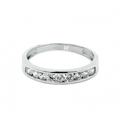 media alianzade oro blanco con zirconitas