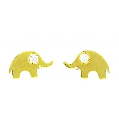 Pendientes bebe elefante