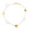 Pulsera oro comunion estrellas