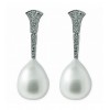 PENDIENTES PERLAS Y BRILLANTES