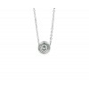 Chaton de oro blanco con diamante
