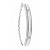 Pulsera de oro blanco (18K) con diamante