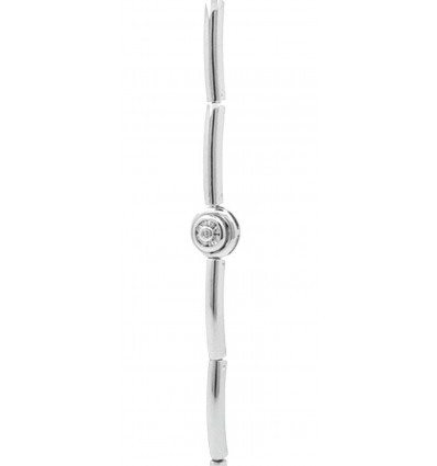 PULSERA DE ORO blanco CON DIAMANTES