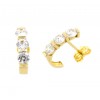 Pendientes de oro amarillo (18K)