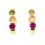 Pendientes de oro amarillo (18K)
