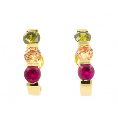 Pendientes de oro amarillo (18K)