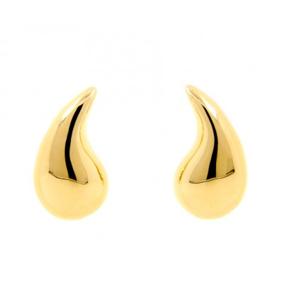 Pendientes gota oro amarillo (18K)