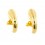 Pendientes de oro amarillo (18K)