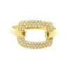 Sortija de oro amarillo (18K)