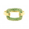 Sortija de oro amarillo (18K)