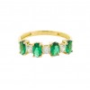 Sortija de oro amarillo (18K)