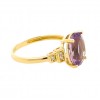Sortija de oro amarillo (18K)