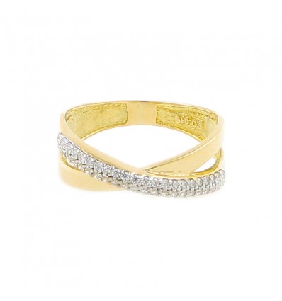 Sortija de oro amarillo (18K)