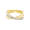 Sortija de oro amarillo (18K)