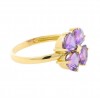 Sortija de oro amarillo (18K)