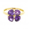Sortija de oro amarillo (18K)