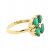 Sortija de oro amarillo (18K)
