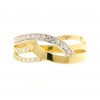 Sortija de oro amarillo (18K)
