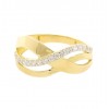 Sortija de oro amarillo (18K)
