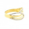 Sortija de oro amarillo (18K)