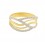 Sortija de oro amarillo (18K)