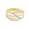 Sortija de oro amarillo (18K)