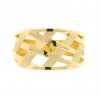 Sortija de oro amarillo (18K)