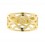 Sortija de oro amarillo (18K)