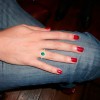 anillo compromiso oro amarillo con esmeralda y diamantes