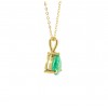 Colgante de oro 18K con esmeralda