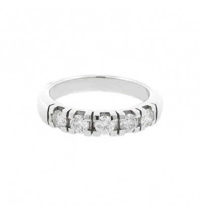 Anillo pedida oro y diamantes