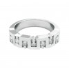 ALIANZA DE ORO BLANCO CON DIAMANTES