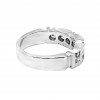ANILLO DE ORO BLANCO CON DIAMANTES