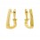 Pendientes de oro amarillo 18K