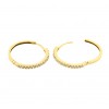 Pendientes de aro de oro 18K