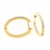 Pendientes de aro de oro 18K